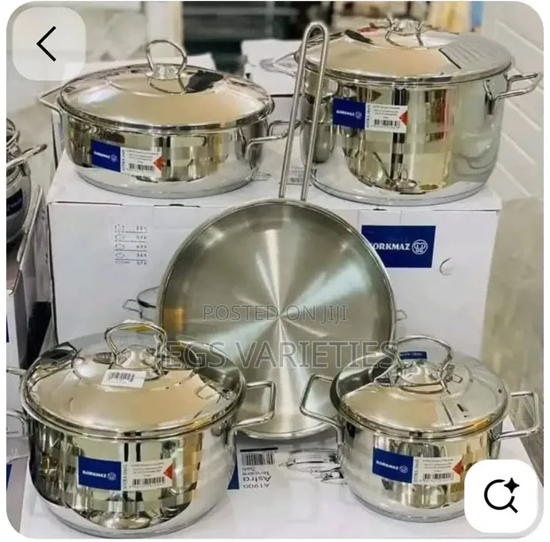 Original Korkmaz Stainless Steel Pot - 1