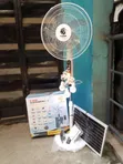 Lion Solar Fan 16 Inch AC/DC with Solar Panel - 2