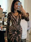 Zara Classic Multi-Color Cotton Dress - Brand New - 1