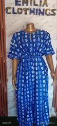 Ankara Palazzo Jumpsuit Mai Hannun Ja da Zare - 1