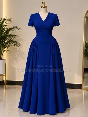 Fit by Arié Royal Blue Long Gown