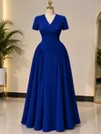 Fit by Arié Royal Blue Long Gown - 1
