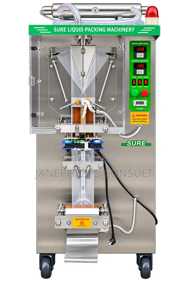 Sure Pure Water Automatic Sachet Packaging Machine (2500 Sachets/Hr) - 1