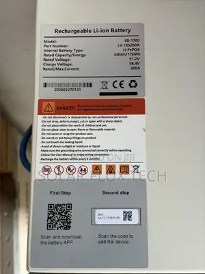 17kWh 51.2V Luxsun Lithium Ion Battery