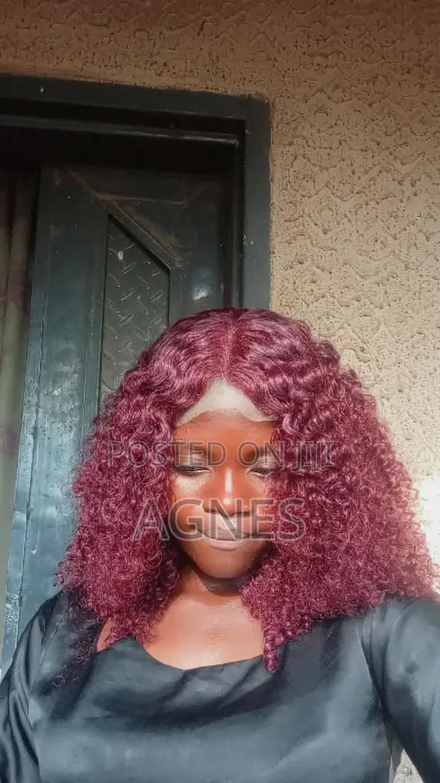 Pixie Coil Wig - Red - 1