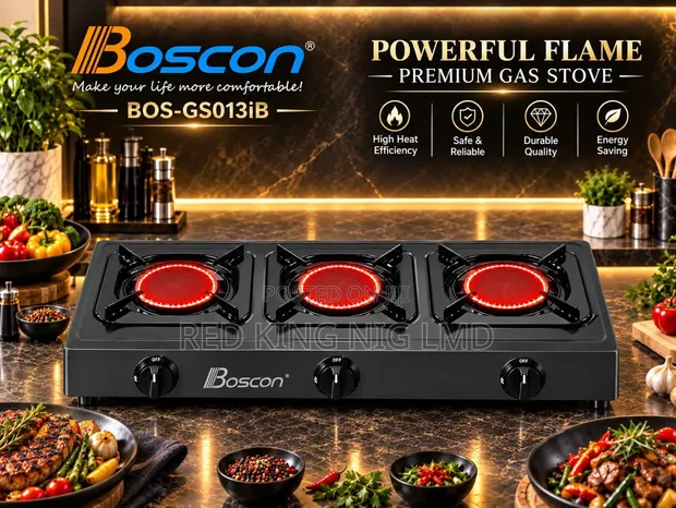 Boscon 3-in-1 Gas Cooker Mai Tebur - 1