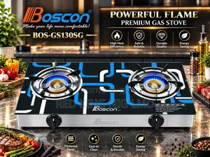 Boscon Glass Top Gas Cooker