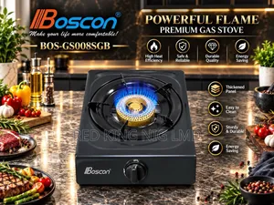 Brand New Boscon Single Stainless Gas Cooker