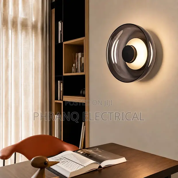 250mm Zamani Fitilar Bango Ta Gilashi Mai Hasken LED - 1