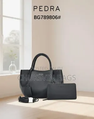 Pedro Women's Black Leather Handbag