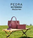 Pedro Women's Black Leather Handbag - 2