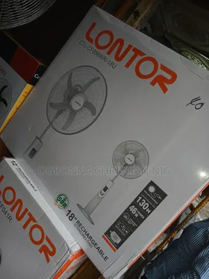 Lontor 18-inch Rechargeable Fan
