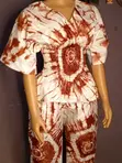 Dogon Riga Mai Kyau na Crepe 2-Piece - Masana'anta na Kampala - 4