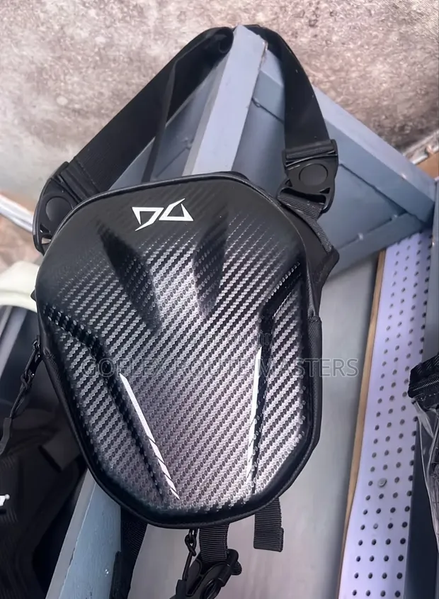 Biker's Waterproof Waist/Shoulder Bag - Black - 1
