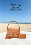 Quality Pedra Handbag - Beige - 1
