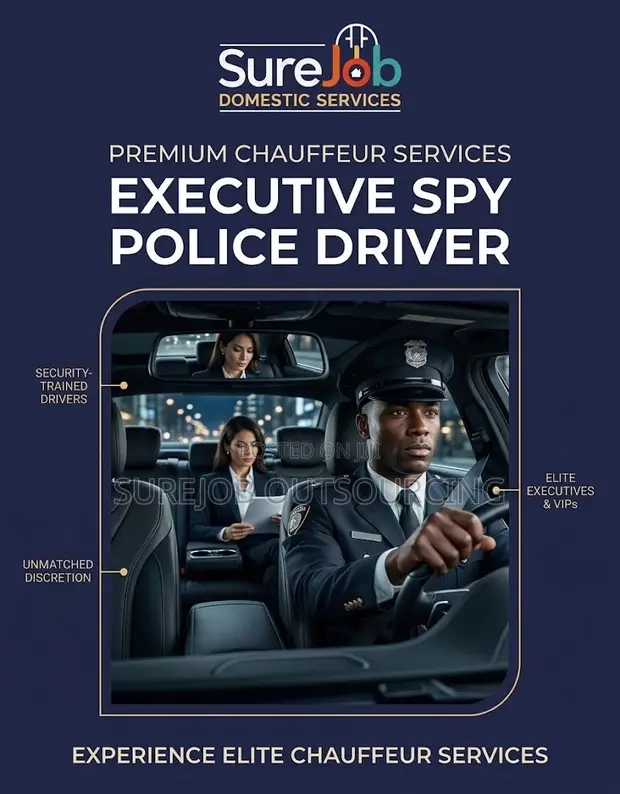Certified Spy Police Driver Needed (Live-in/Live-Out) - 1