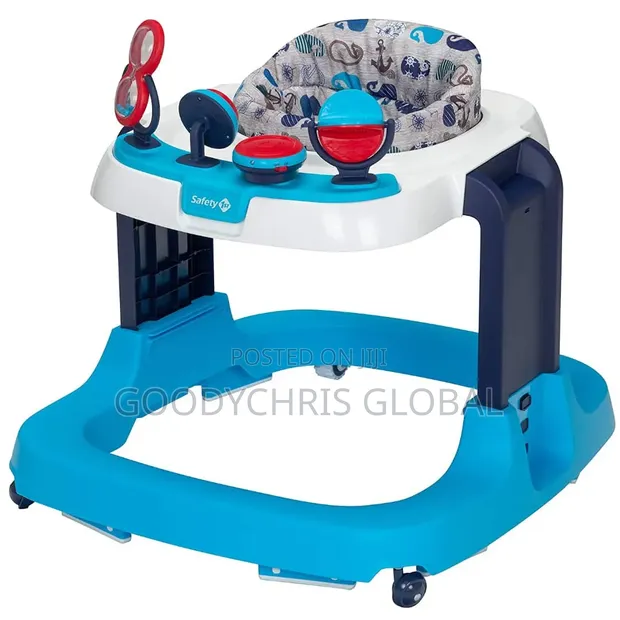 Safety 1st Ready, Set, Walk! Baby Walker - Blue - 1