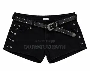 Denim & Supply Black Denim Shorts - Sabon Kayayyaki