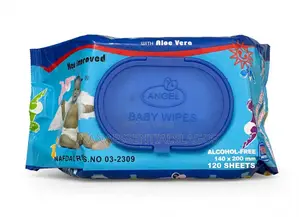 Angel Baby Wipes 120 Sheets with Aloe Vera
