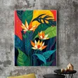 3D Wall Art Decor - Waterfall with LED Halo - 2