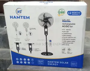 Hamtem 16" Fan Mai Cajin Rana/Wuta (HS-FG)