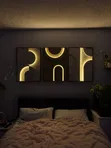 Home Interiors Modern Art Canvas Panels (Set of 3) - 2