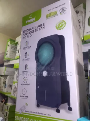Iwin Rechargeable Air Cooler Fan AC/DC