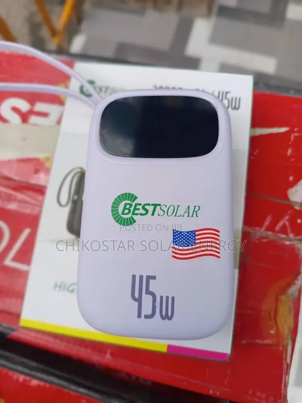 Brand New BestSolar 20,000mAh 45W Fast Charging Power Bank - 1