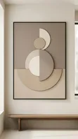 Geometric Canvas Art - Modern Abstract Wall Decor - 2