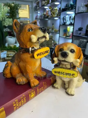 Home Interiors Black Dog Statue