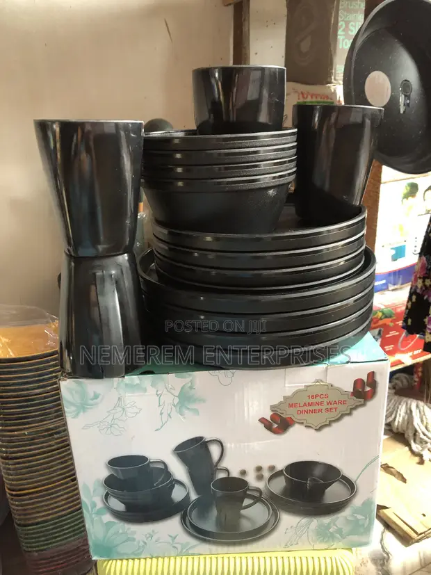 Kayan Abincin Melamine Bakar 16-Piece - 1