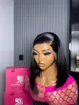 10" SDD Bone Straight Frontal Wig 200g - 3