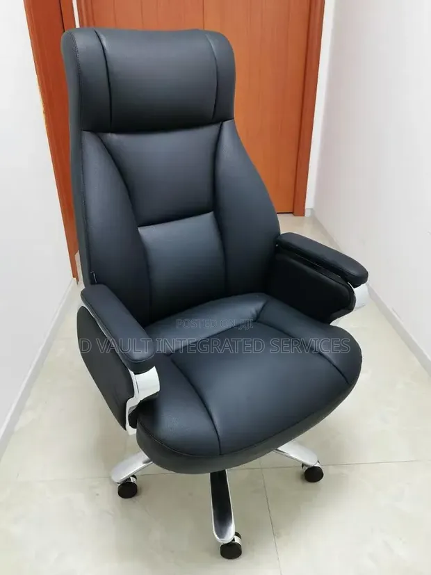 Home Interiors Executive Swivel Office Chair - Black - 1