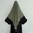 Premium Khimar Hijab - Black - 2