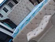 Brand New Luxury Milk Colour Upholstery Padded Bed Frame 6x6 - 2