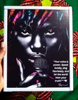"Muryar Ka Ita Ce Ƙarfi" Zane Mai Girma na Mawaki 8x10 - 2