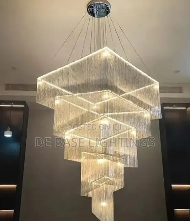Chandeli mai Girma na Zamani da Hasken LED - 1