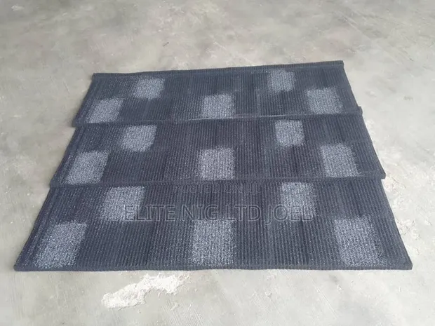 Pure Black Stone Coated Roofing Sheet - 50 Year Warranty - 1