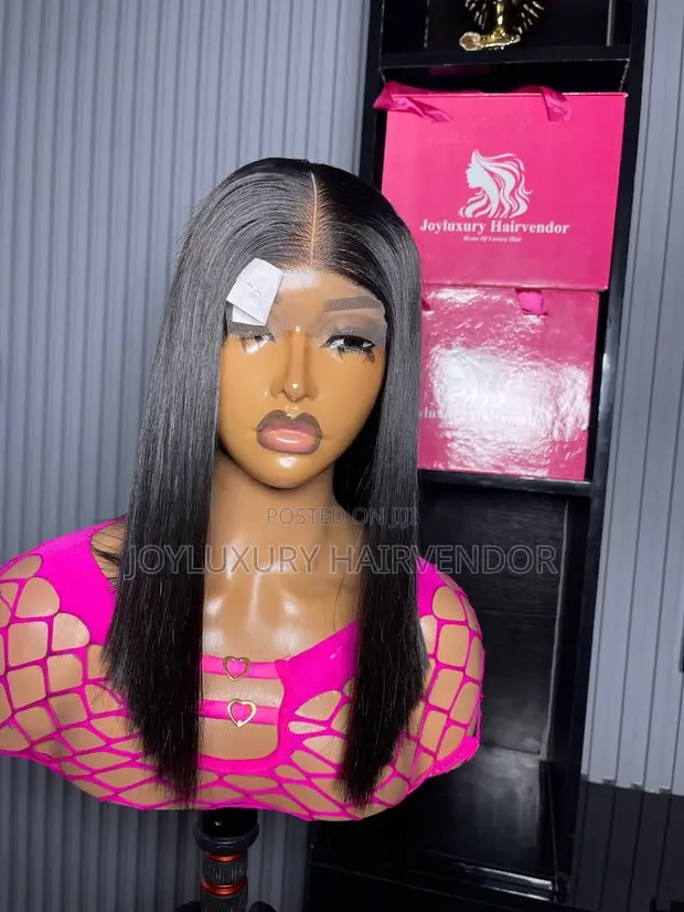 14" SDD Bone Straight 2x4 Closure Wig 200g - 1