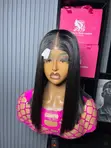 14" SDD Bone Straight 2x4 Closure Wig 200g - 2