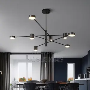 Creative Black Nordic Living Room Chandelier