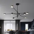 Creative Black Nordic Living Room Chandelier - 1