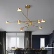 Creative Black Nordic Living Room Chandelier - 2