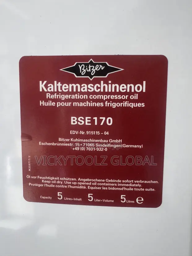 Bitzer Kaltemaschinenol Mai Na Kwandishan Na Compressor BSE170 - 1