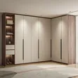 L-Shape Wardrobe Design | Brand New - 1