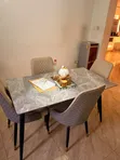 4-Seater Dining Table & Chairs Set - 1