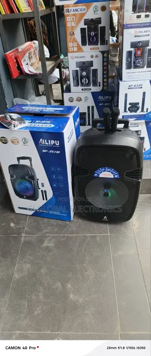 AILIPU SP-3511D Mai Ɗaukar Baturi Mai Saurin Magana tare da 2 Wireless Mics