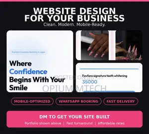 E-Commerce Website Development by Opiummtech