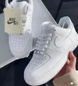 Classic All-White Air Force 1 Low Sneakers - 2