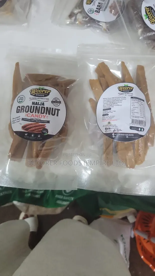 Woorer Foods Groundnut Candy (Sisi Pelebe) 150g - 1